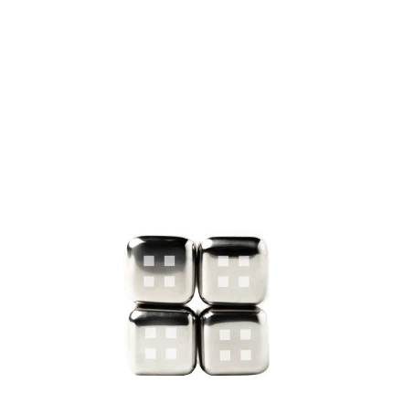 Kühlwürfel Edelstahl 4 Stk. — Lunasol Accessories