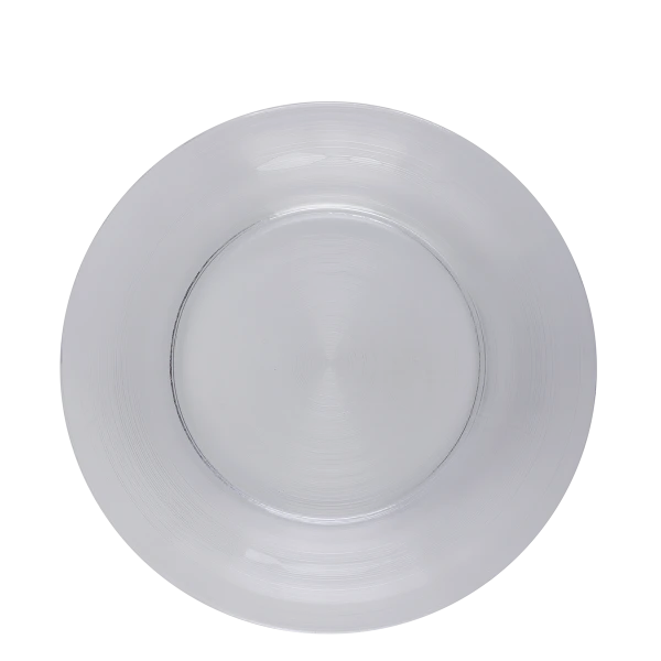 Teller flach 30 cm Set 4-tlg.– Basic Chic Glas