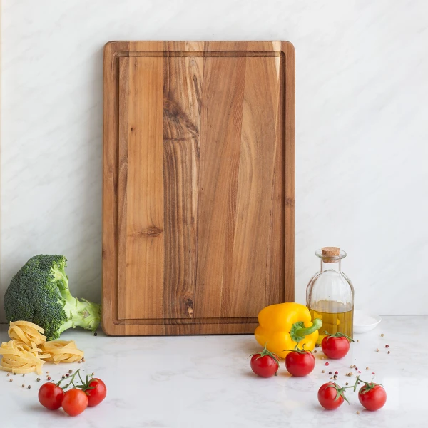 Cutting Board Teak 45.7 x 30.5 x 2.4 cm — GAYA Wooden