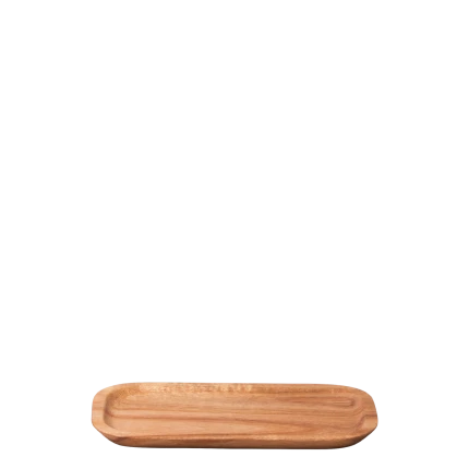 Tray rectangular Acacia 20 x 11 x 1.2 cm — FLOW Wooden