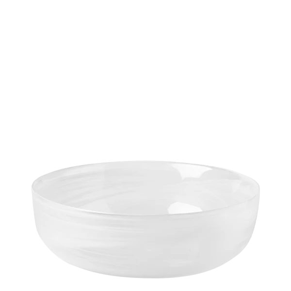 Bowl 21 cm — Elements Glass white