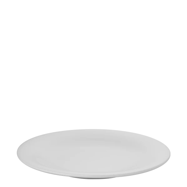 Plate flat 28 cm — Chic white