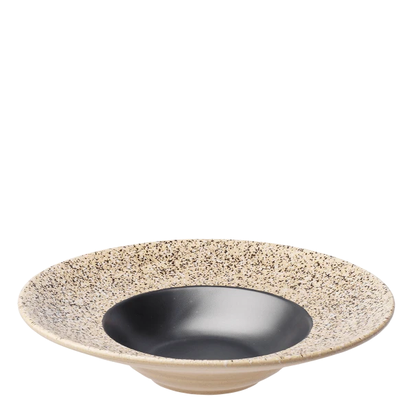 Tanier na cestoviny / Gourmet 27 cm – Gaya RGB Sand čierny matný