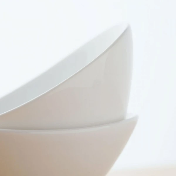 Miska oválna s bambusovou doskou, set 3 ks — BASIC Bamboo Lunasol