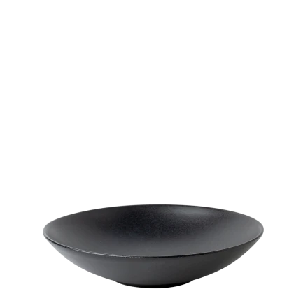 Teller tief 21,5 cm 4 tlg. - Basic black matt