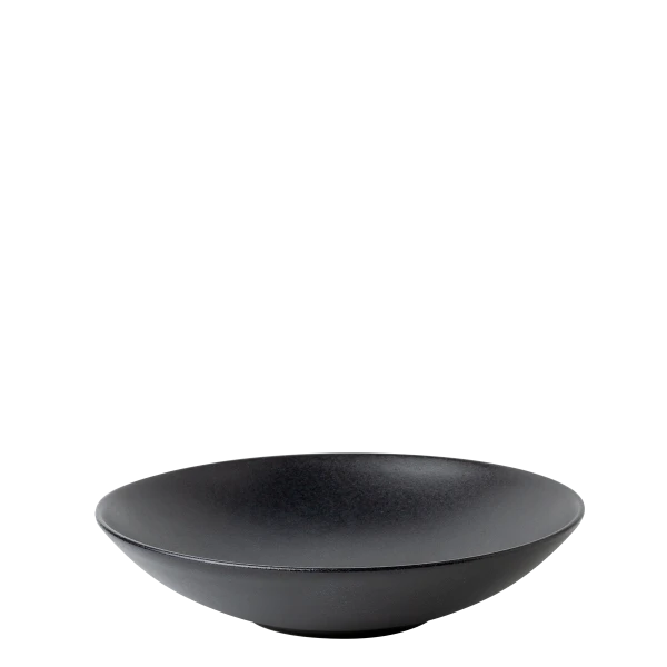 Tanier hlboký 21,5 cm 4 ks - Basic čierny matný