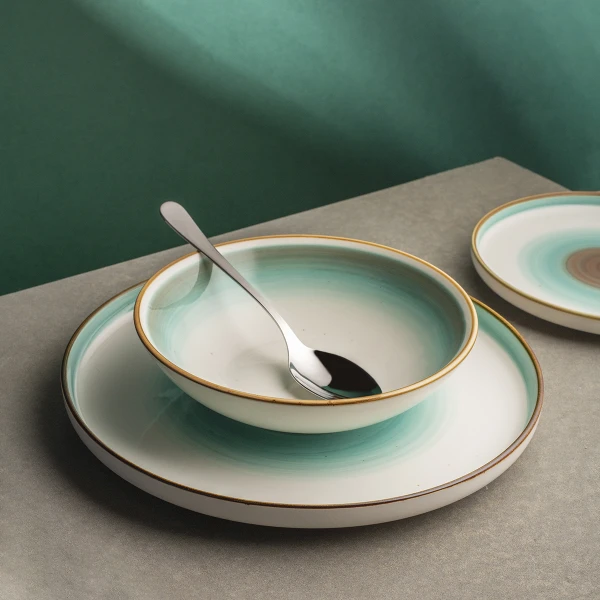 Talíř hluboký Coupe 195 mm — Gaya Sand Rustico Lunasol