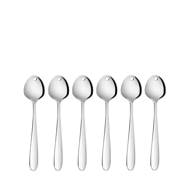 Zmrzlinové lyžičky so srdiečkom 6 ks set - Love Cutlery