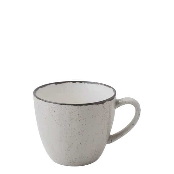 Kávová šalka 250 ml — Gaya Atelier světle šedý stříkaný