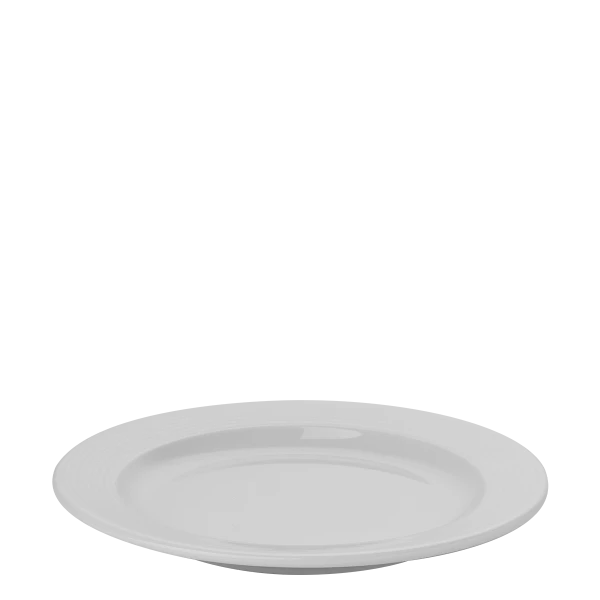 Plate flat Relief 16.5 cm — Chic Relief white