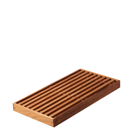 Bread Board Teak 43 x 22.8 x 3.5 cm — GAYA Wooden