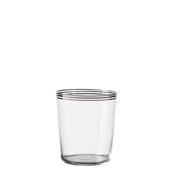 Tumbler 440 ml s 3 Platinovými proužky — 21st Century Glas Lunasol