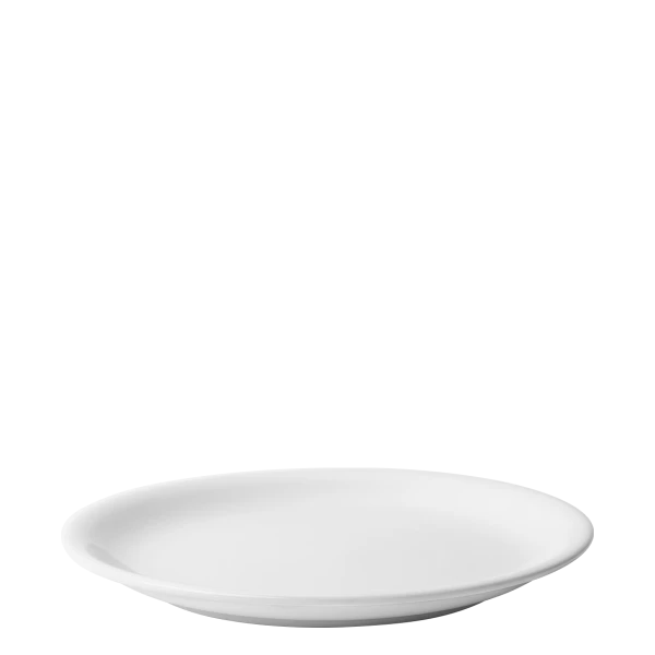 Plytký tanier coupe modern 24 cm — Tosca biely