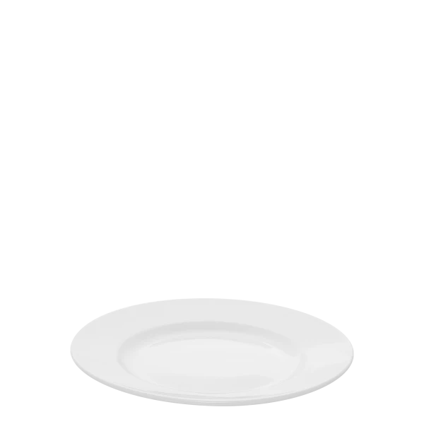 Flat plate 20cm Breakfast — Lunasol Hotel porcelain uni white