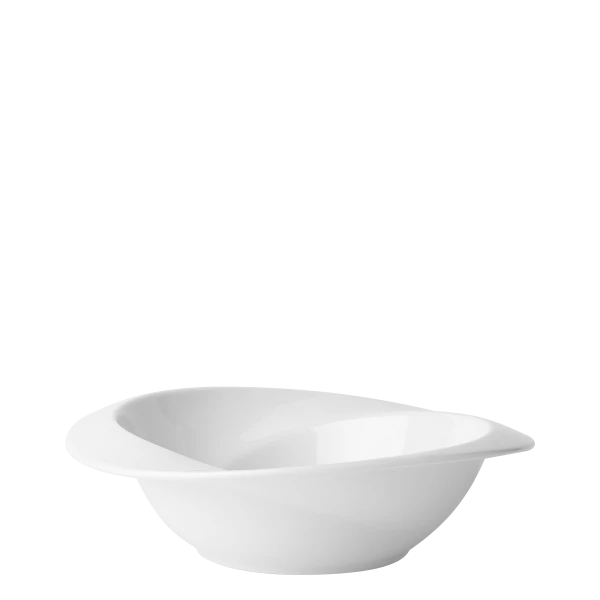 Teller tief grosse Portion 22,5 x 21,9 cm — Tosca weiss
