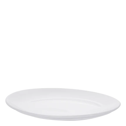 Talíř oválný 30 cm — Tosca bílý