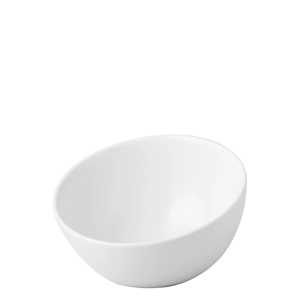 Bowl aslope large, 19 cm — Gaya Atelier white