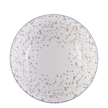 Müslischale mit hellgrauem Muster 17,8 cm - Basic