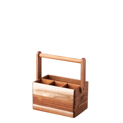 Besteckhalter Akazie 22.6 x 14.2 x 24.8 cm - FLOW Wooden