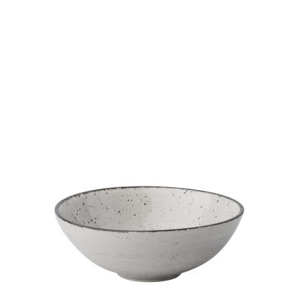 Miska Ø 15 cm H: 5.5 cm — Gaya Atelier světle šedý stříkaný