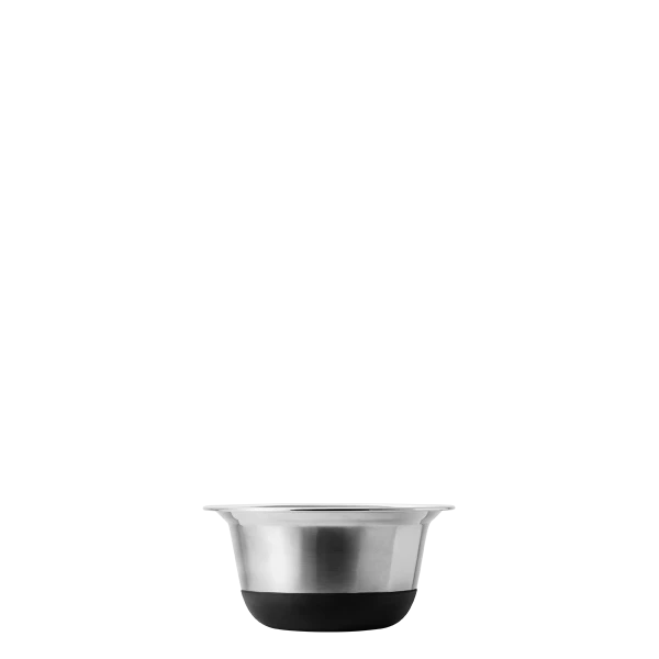 Rührschüssel-Set CNS 8-tlg. mit Kunststoffdeckel und rutschfestem Silikon-Boden Basic Kitchen