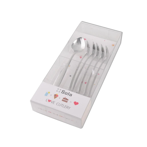 Zmrzlinové lyžičky so srdiečkom 6 ks set - Love Cutlery