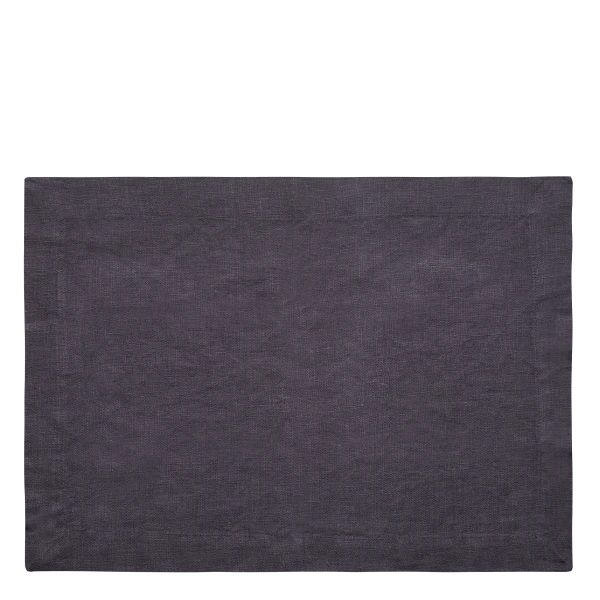 Antracitové ľanové prestieranie 35 x 50 cm - Gaya Ambiente