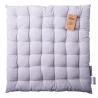 Chair Cushion 40 x 40 x 4 cm Silver Melange — BASIC Ambiente