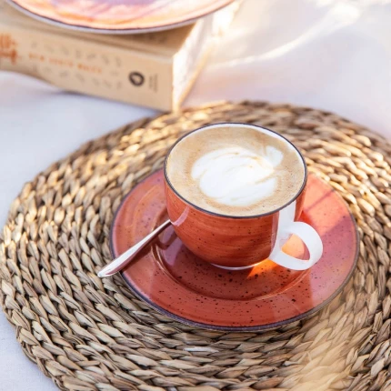 Coffee Saucer 16 cm terracotta — Hotel Inn Chic color