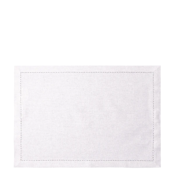 Stoff-Tischset 32 x 48 cm Grau-Melange, 2 Stk.