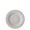 Coffee Saucer 15,5 cm — Gaya Atelier light grey speckled