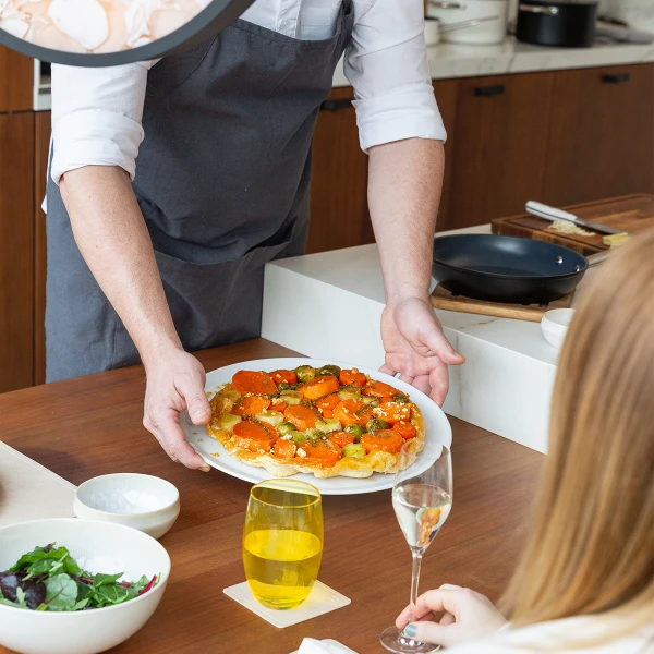 Pizza plate 35 cm — Chic white