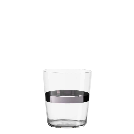 Tumbler 440 ml s Platinovým pruhem — 21st Century Glas Lunasol