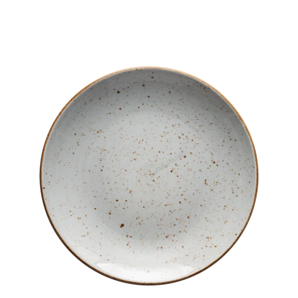 Talíř plytký 21 cm šedý — Chic barevný