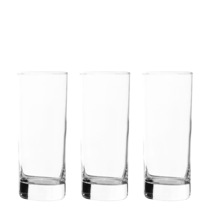 Tumbler Glass 330 ml set 3-pcs. — BASIC Glass