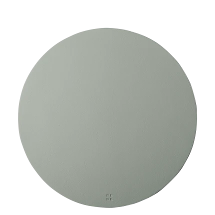 Tischset rund PVC Silber ø 38 cm Elements Ambiente