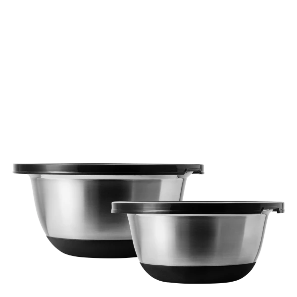 Set miešacích misiek s vekom 4 ks – Basic Kitchen
