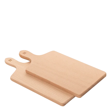 Doska na krájanie s rúčkou, set 2ks — BASIC Wooden