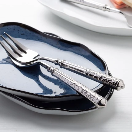 Talíř plytký 17 cm modrý — Hotel Inn Chic barevný