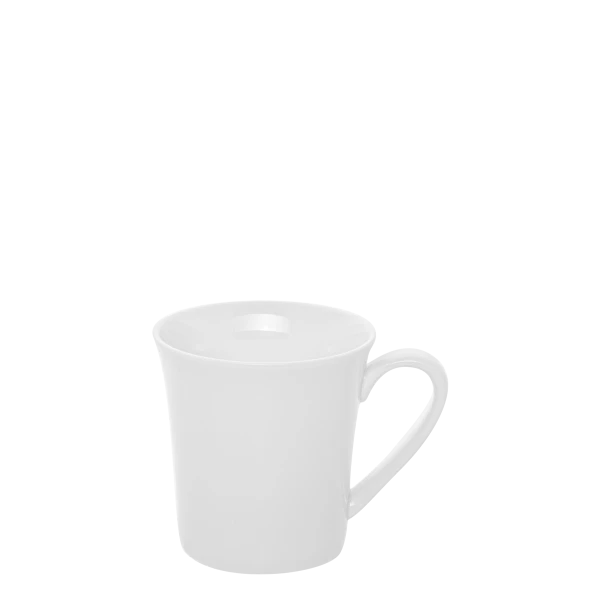 Kávový šálek s ouškem 300ml — Tosca bílý