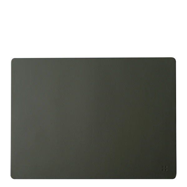 Placemat rectangle PVC anthracite 45 x 32 cm — Elements Ambiente