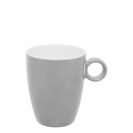 Kávová šálka vysoká bledosivá 190 ml - RGB