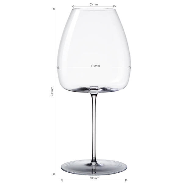 Sklenice na víno 765 ml Set 2ks. — Green Wave Glas Lunasol