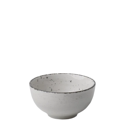 Miska Ø 12.5 cm H: 5.5 cm — Gaya Atelier světle šedý stříkaný