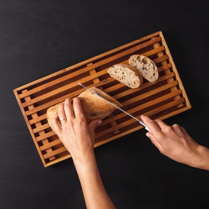 Deska na krájení chleba 43 x 22.8 x 3.5 cm — GAYA Wooden