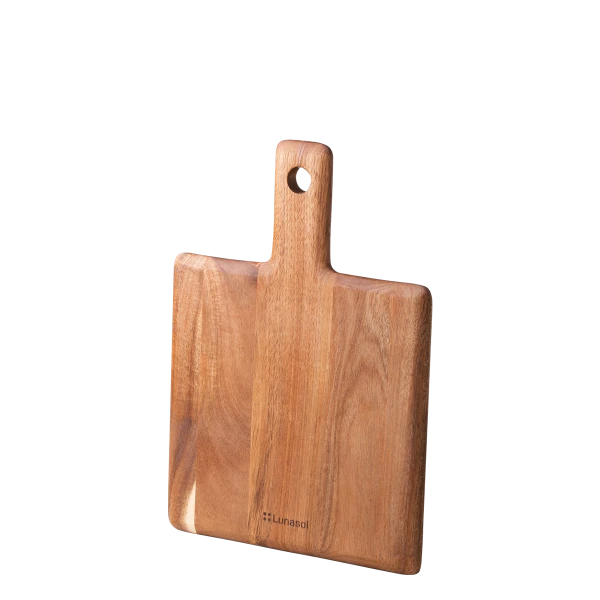 Cutting Board with handle Acacia 33 x 23 x 1.5 cm — FLOW Wooden