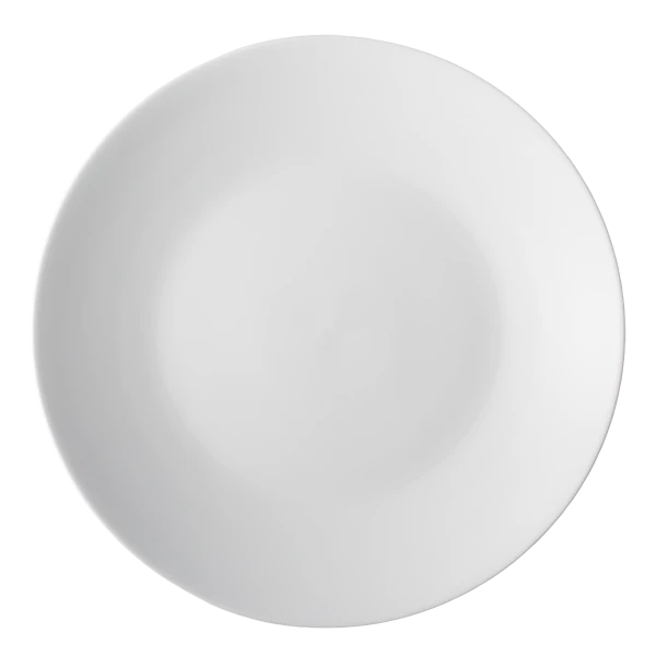 Coupe Plate round Ø 40 cm 4 cm high — Buffet Lunasol uni white