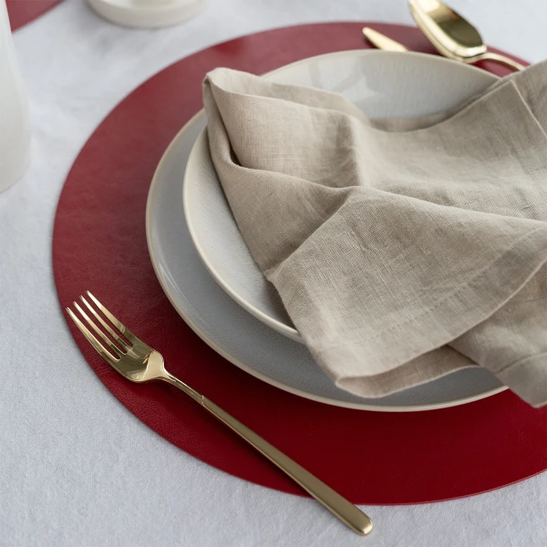 Cloth Napkin 50 x 50 cm brown, 2 pcs — Gaya Ambiente