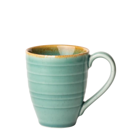 Mug 300 ml Spiral — Gaya Sand turquoise Lunasol