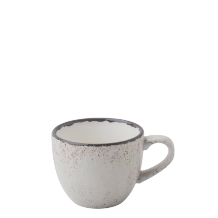 Mocca Cup 9 cl — Gaya Atelier light grey speckled